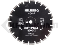 Диск алмазный отрезной 350*25,4*12 Hilberg Hard Materials Лазер асфальт (1 шт.)