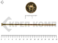Саморезы Конструкционные, потай Torx, желтый цинк   10х300 мм (50 шт) 