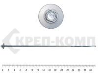 Саморез для с/панелей KENNER, удлинённое сверло 15 мм, 6,3/5,5х315 Kn (35шт)