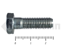 Болты DIN 931, с неполной резьбой, цинк, 12х 25 мм пр.8.8 (25 кг/645)
