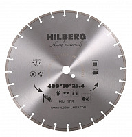 Диск алмазный отрезной 400*25,4*12 Hilberg Hard Materials Лазер (1 шт.)