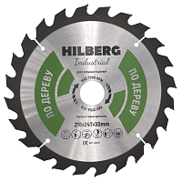 Диск пильный по дереву 216*30*24Т Hilberg Industrial (1 шт.)