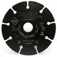 Диск алмазный отрезной 125*22,23 мм Hilberg Super Wood (1 шт.)