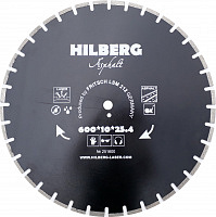 Диск алмазный отрезной 600*25,4*12 Hilberg Hard Materials Лазер асфальт (1 шт.)