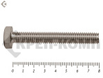 Болты с полной резьбой, нержавеющие DIN933 А2 8х 80 (10шт) – фото