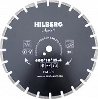 Диск алмазный отрезной 400*25,4*12 Hilberg Hard Materials Лазер асфальт (1 шт.)