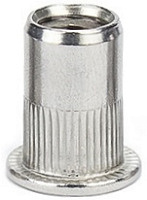 Заклепка резьбовая М5 L13,0 цилиндрический бортик, НЕРЖАВЕЙКА, МОСКРЕП (100шт)