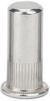 Заклепка резьбовая М6 L19,0 цилиндрический бортик, НЕРЖАВЕЙКА, МОСКРЕП закрытая (100шт)