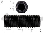 Винт установочный с внутр.шестигранником DIN 913 16х40 пр.12.9 тупой конец, черный МОСКРЕП (20шт.) – фото