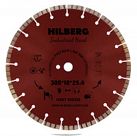 Диск алмазный отрезной 300*25,4*12 Hilberg Industrial Hard (1 шт.)